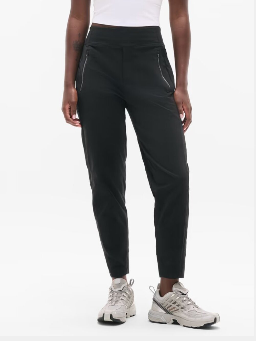 Trekkie North High Rise Jogger Size 6 Black